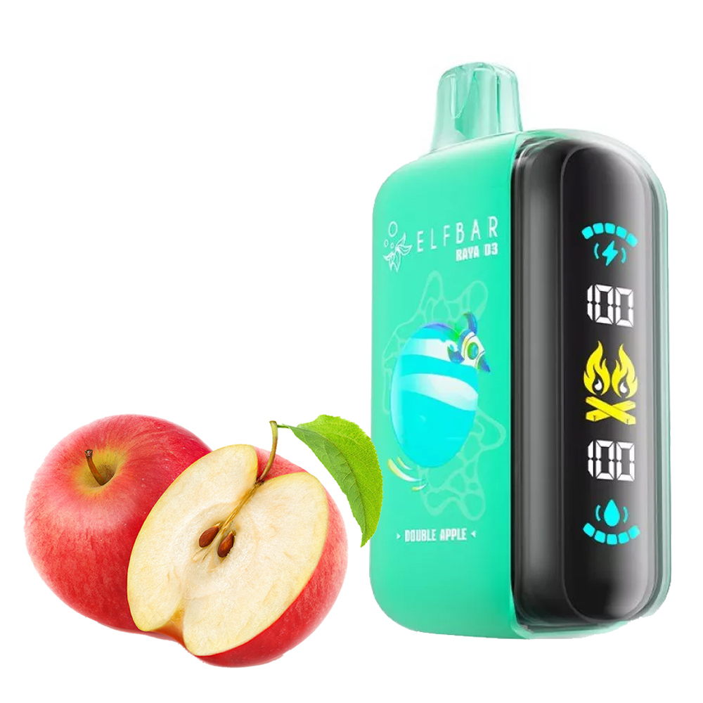 ELF BAR RAYA D3 - Double Apple (5% nic)