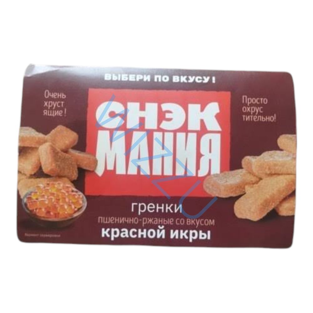 Снэк МАНИЯ чипсы со вкусом красная икра 40г