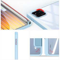 Чехол книжка синего цвета от Dux Ducis для Xiaomi Pad 7 и 7 Pro, серия Toby Series Case, с функцией пробуждения и сна