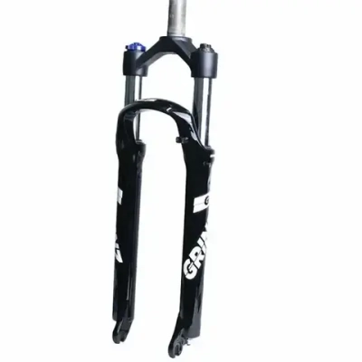 Вилка 29" GRINZ ES 456 HLO 29"*1.1\8" ход 100мм,локаут гидр,пред.сжат,алюм,б/р,черн/бел.(HQ-0018187)