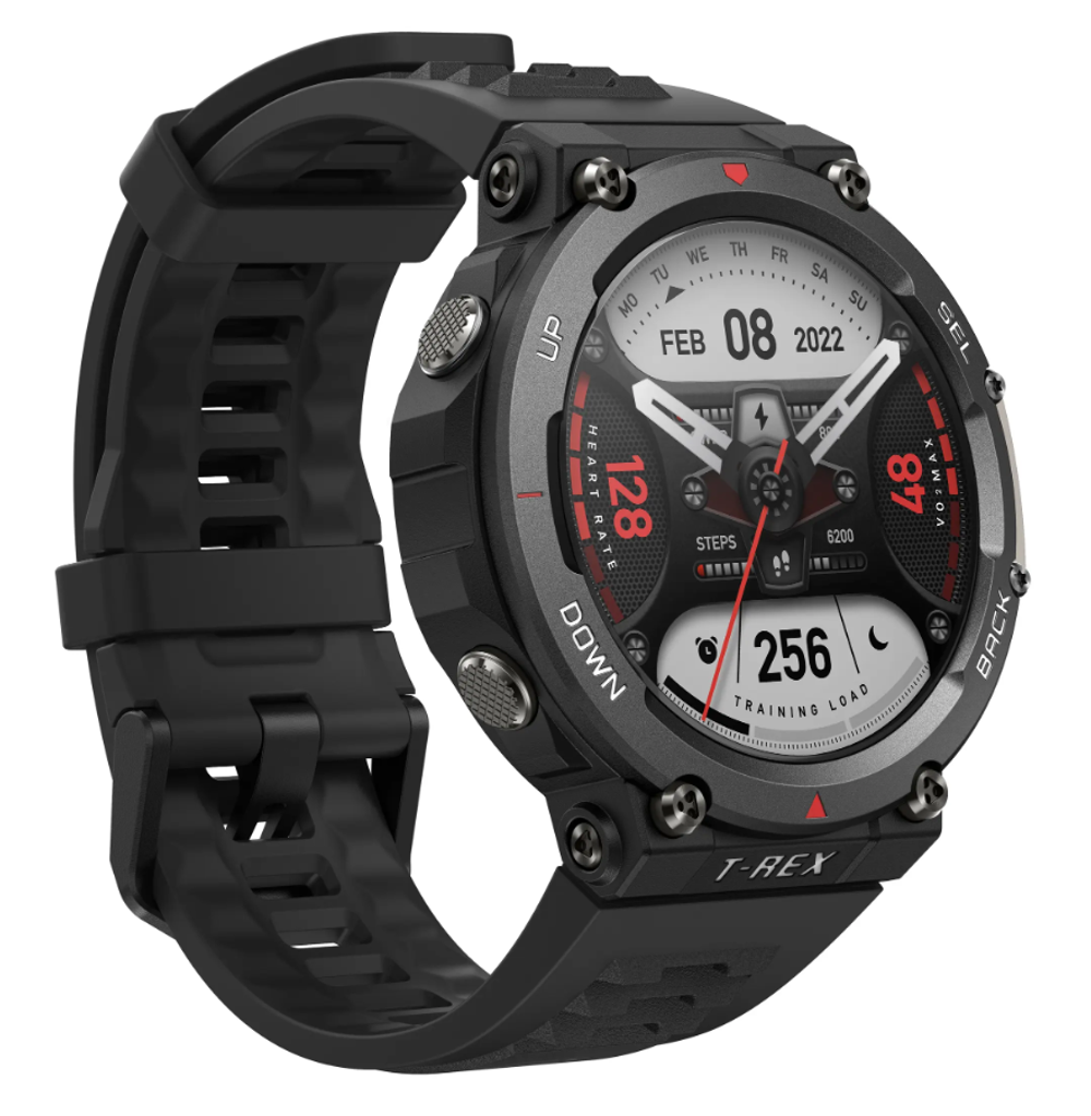 Умные часы Xiaomi Amazfit T-REX 2- Чёрный Угольный