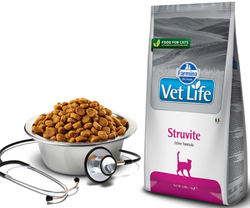 Сухой корм FARMINA Vet Life Struvite Feline для взрослых кошек при мочекаменной болезни - 2 кг
