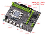 Материнская плата с процессором BaseTech X79M2 V21, Socket1356, Xeon E5-2450v2, mATX, Retail, Socket1356, 2xDDR3, PCIe3.0, 1xM.2, GLAN, 2xPS/2, 8xUSB2, 2xUSB3 (BT-X79M2-V21-2450V2)