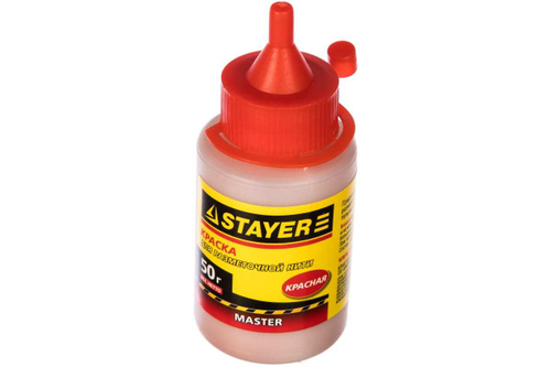 Красная краска для разметочных шнуров 50 г STAYER 0640-2_z01