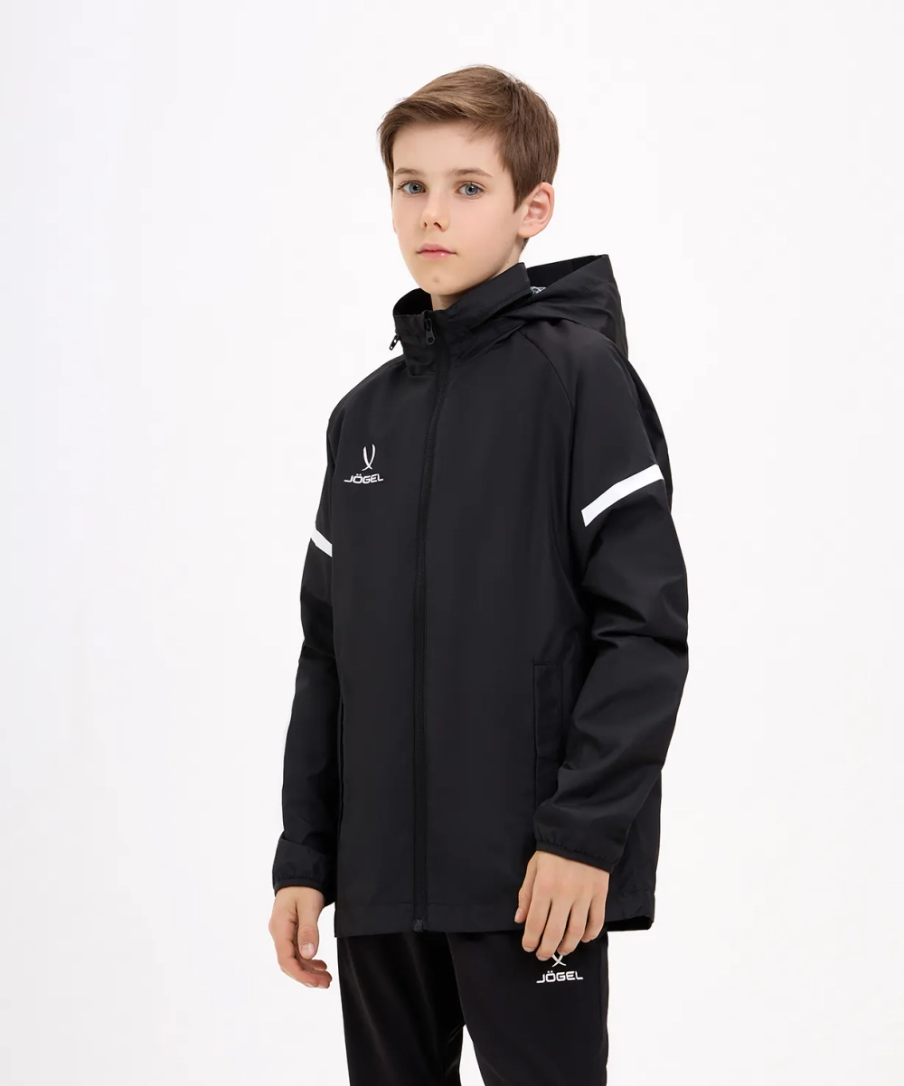 Куртка ветрозащитная CAMP 2 Rain Jacket, черный, детский
