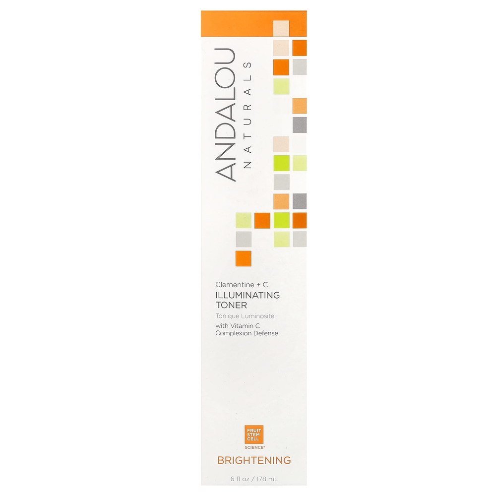 Andalou Naturals, осветляющий тоник с клементинами и витамином C, 178 мл (6 жидк. унций)