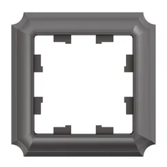 Рамка пластиковая на 1 пост Systeme Electric AtlasDesign Antique Мокко ATN100601