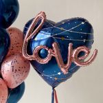 Шар Сердце Love 3d 91 см (БГ-100)