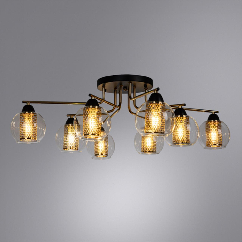 Потолочная люстра Arte Lamp MANCHESTER A7045PL-8BK