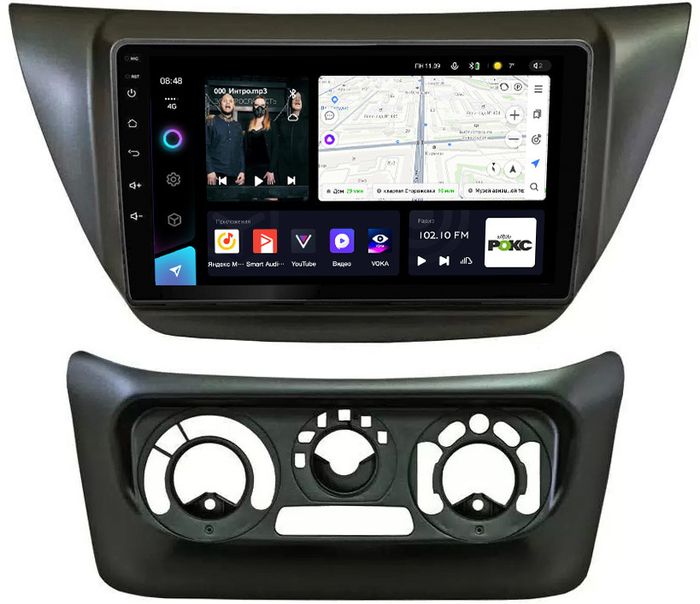 Магнитола для Mitsubishi Lancer 9 (CS), Cedia, Evolution 7-9 (CT) - Teyes CC3L на Android 10, CarPlay, 4G SIM-слот