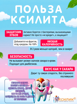 Полезные леденцы с ксилитом 50 шт. без сахара