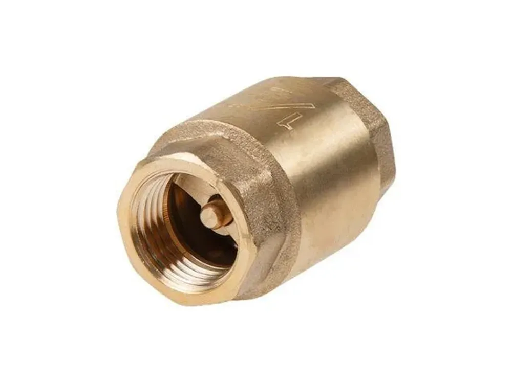 Клапан обратный 1/2" вн.-вн., AV Engineering (инд. упак.) (Латунь, макс. 16 бар, макс. 110 °С)