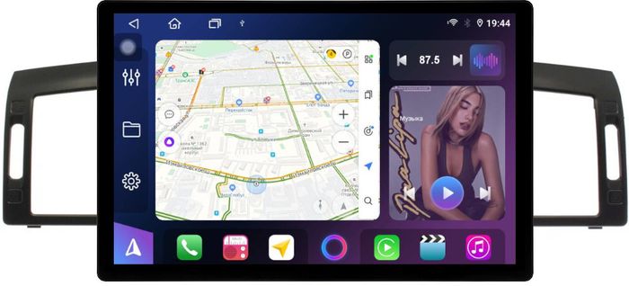 Магнитола для Infiniti M35, M45 Y50 2004-2009 - FarCar BX877 монитор 13" 2K QLED на Android 13, Быстрая, CarPlay, 4G SIM-слот