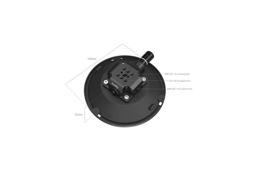 Держатель SmallRig 4114 с присоской для фото/кинокамер 6″ Suction Cup Camera Mount