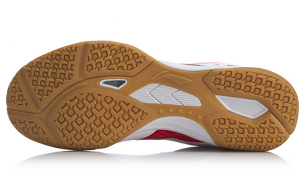 LINING Men"s Table Tennis Training Shoes - White/Red