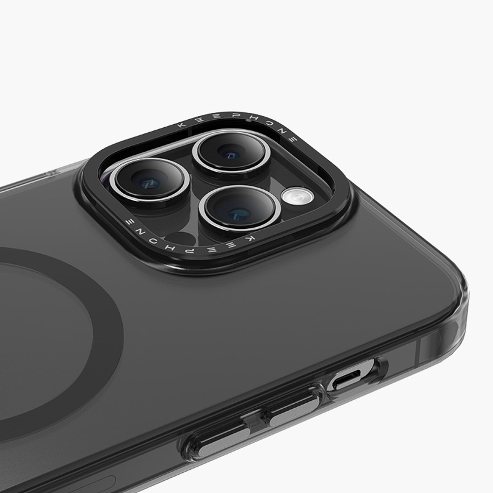 Накладка для i-Phone 15 Pro Max Keephone Magviar Magsafe черная