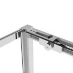 Душевой уголок Слим Софт (Slim Soft) VSR-1SS1015CL, 1500*1000, хром, стекло прозрачное,