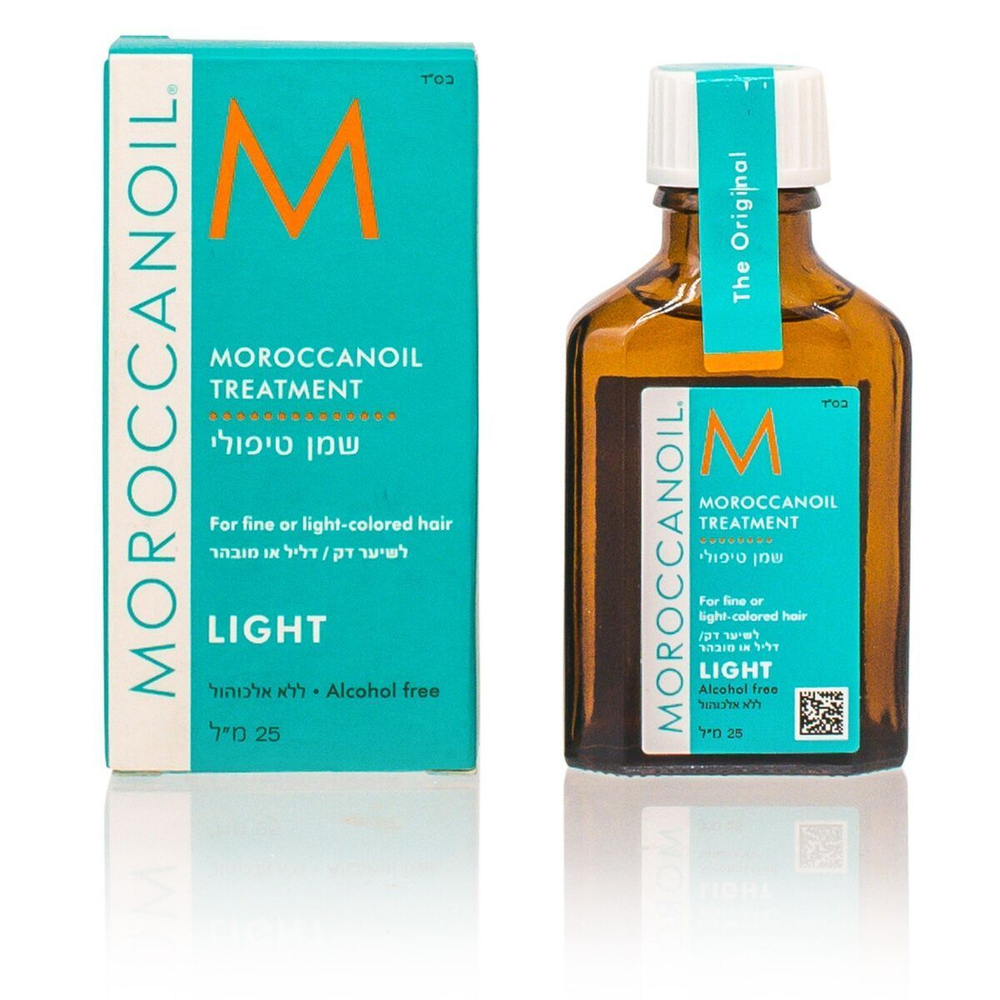 Масло восстанавливающее для легкого ухода Moroccanoil Treatment Light для всех типов волос 25 мл (Из Финляндии)