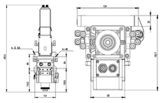 Головка для лазерной резки WSX SW20A с ручной фокусировкой до 2 кВт