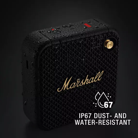 Səs gücləndiricisi \ Колонки \ speaker Marshall - Willen BT Portable Speaker - Black &amp; Brass