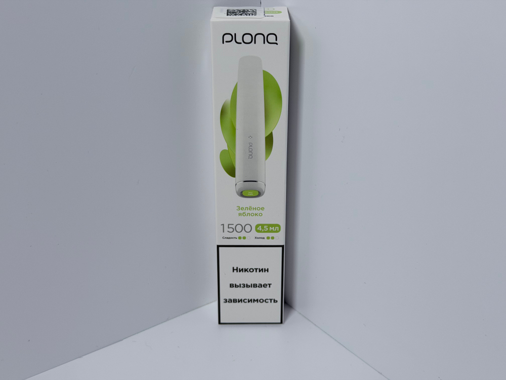 Plonq Plus 1500 Зелёное Яблоко