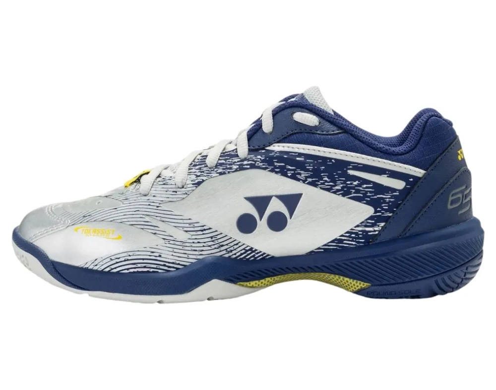 Женские кроссовки для бадминтона/сквоша Yonex Power Cushion 65 Z VA - silver/navy