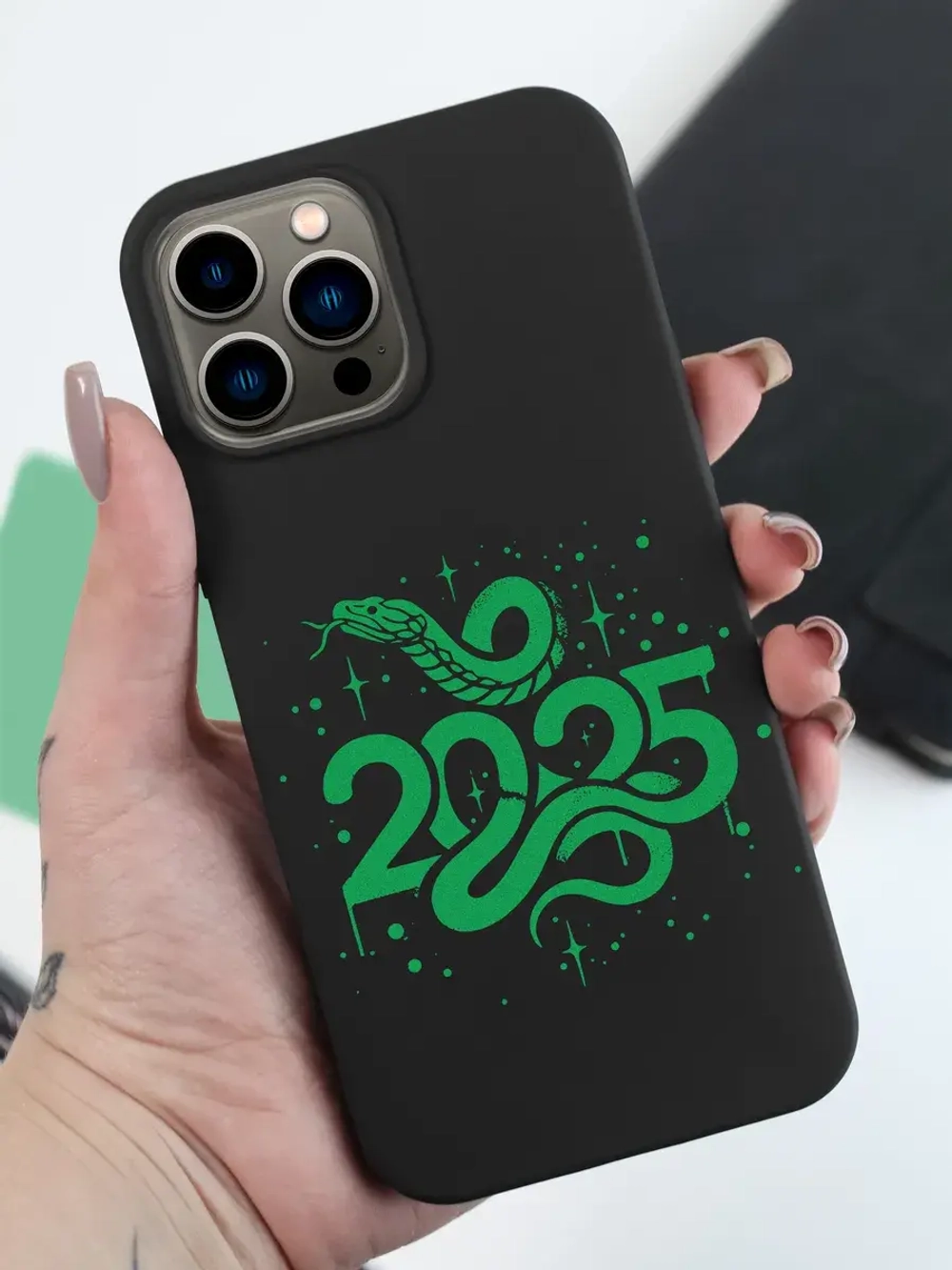Чехол на iPhone 14 Pro Max новогодний
