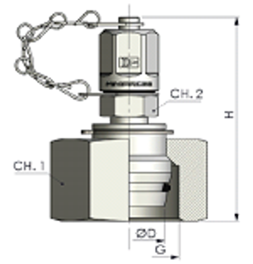 КТ 16x2 - DKO-L (Г) 12x1.5 06 o-ring (металл.)