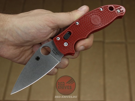 Нож Spyderco Manix 2 LTW (бургунди) RK-429