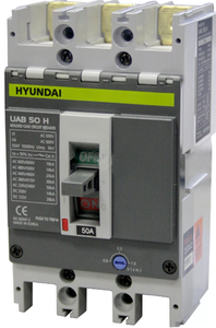 Выключатель автоматический  UCB400H 3PT4S0000C 00400F  Hyundai  3P. 320-400A. 65кА