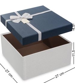 Packing Symphony WF-79/3-A Коробка «Квадрат» цв.бел./син.
