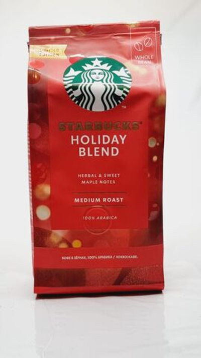 Starbucks кофе в зернах HOLIDAY BLEND средней обжарки 190 г (Португалия)
