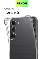 Чехол ROSCO для Samsung Galaxy S23+ (арт. SS-S23P-HARD-TPU-TRANSPARENT)