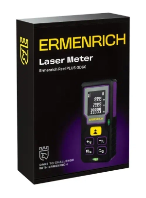 Лазерная рулетка Ermenrich Reel PLUS GD60, фиолетовый