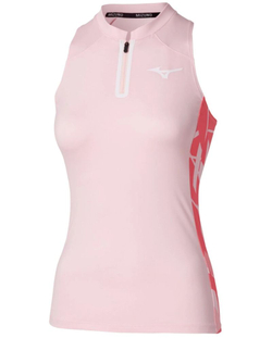 Женский теннисный топ Mizuno Daybreakers Printed - barely pink