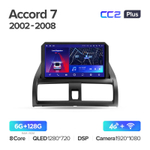 Teyes CC2 Plus 9" для Honda Accord 7 2002-2008