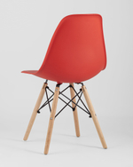 Стул Eames Style DSW красный (разборный каркас)
