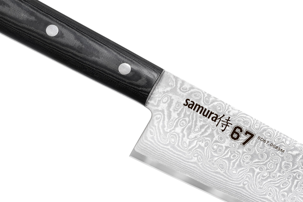 Нож кухонный Поварской-Шеф 20.8см Samura 67 Damascus