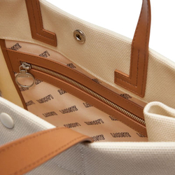 Спортивная сумка Lacoste Unisex Large Heritage Canvas Tote - natural