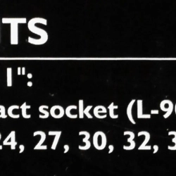 Набор головок ударных глубоких 8пр. 1''(6-гр.) (22,24,27,30,32,36,38,41мм) в пласт.кейсе JCB JCB-8081-5MPB