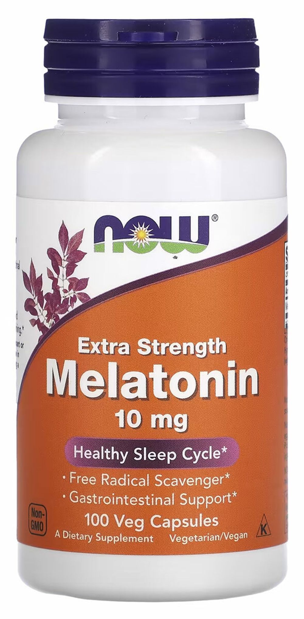 NOW - Melatonin / 10 mg / 100 vcaps
