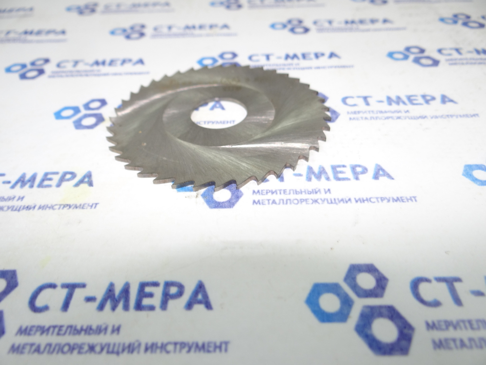 Фреза отрезная по металлу 63х1.2х16мм z=40 Р6М5 с фаской без ш/п