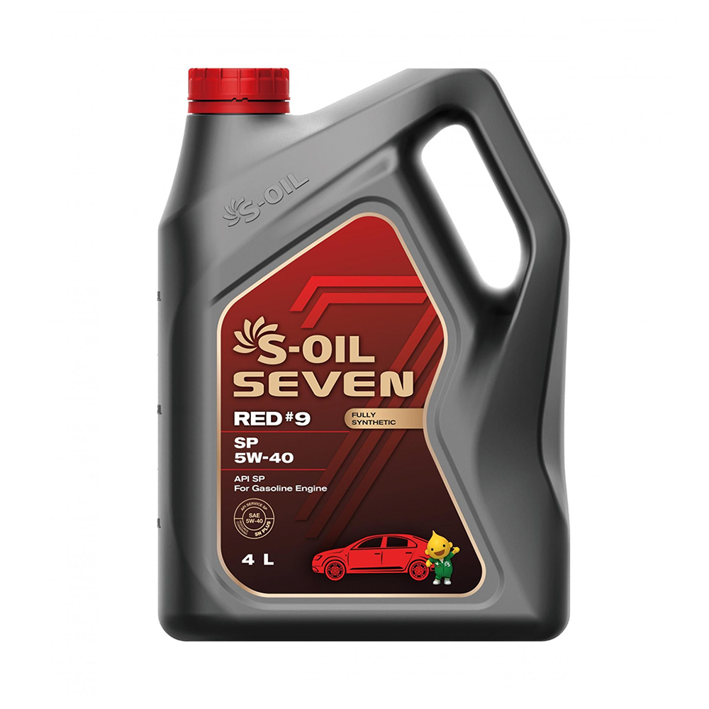 Масло моторное синтетическое S-OIL RED #9 5W40 SP 4л