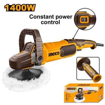 Машина полировальная 180мм 1400Вт INGCO AP140028 INDUSTRIAL