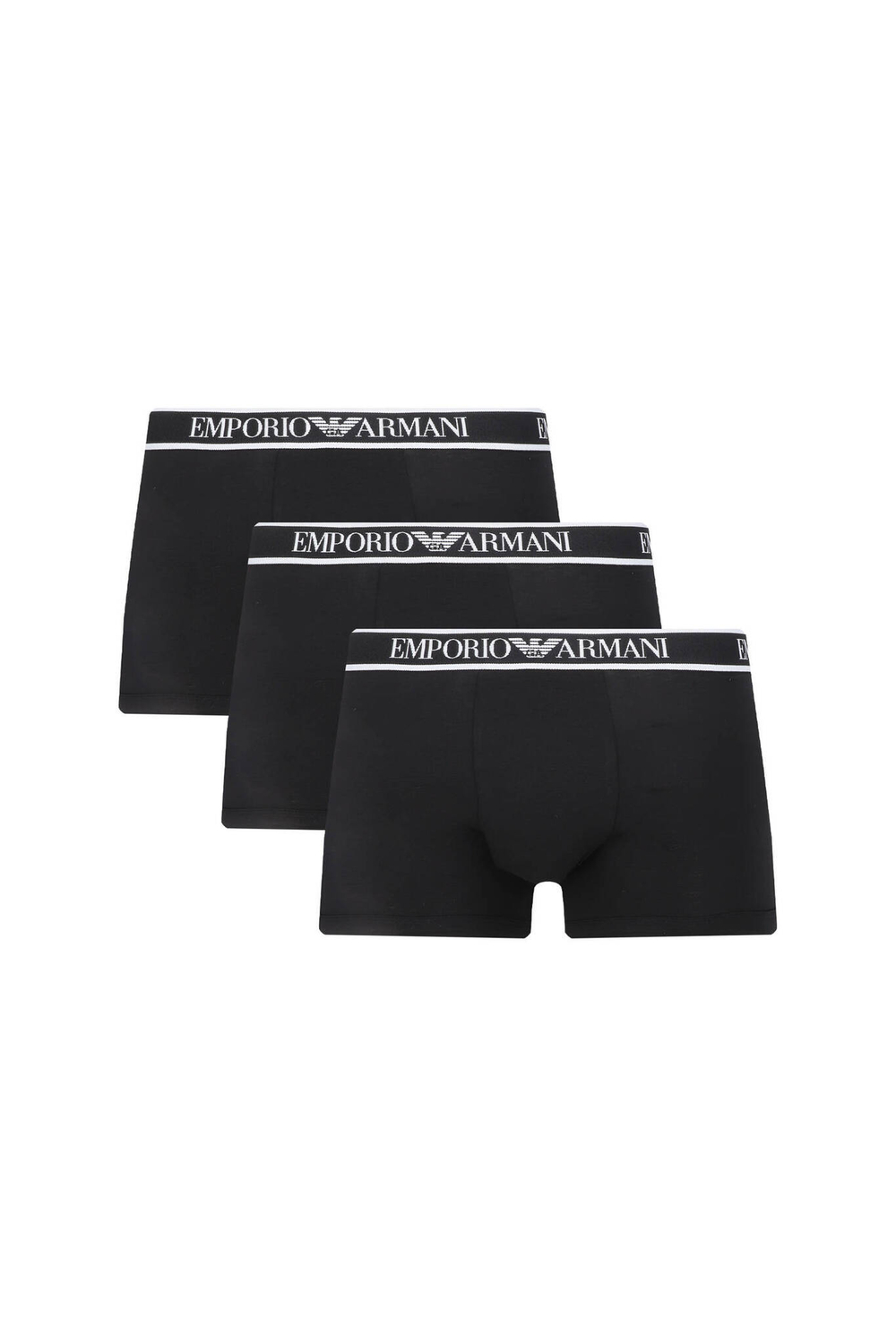 Трусики-боксеры 3шт. Emporio Armani - черный(111473 4R717)