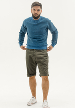 Свитшот Bowery Nyc однотонный Spray Space Wash Blue