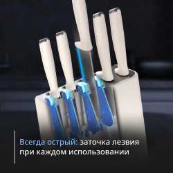 Набор ножей с блоком Tefal EverSharp PRO 7 предметов K2979704