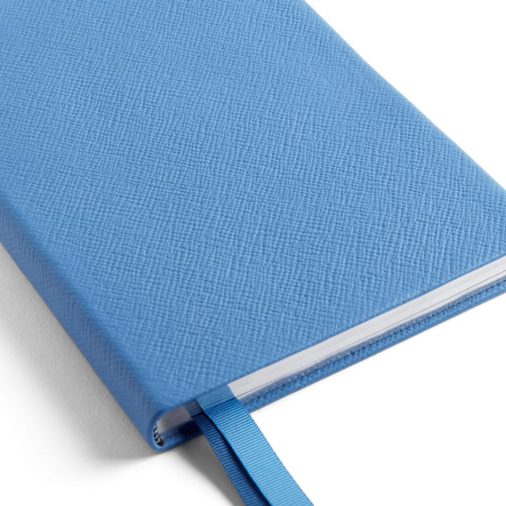 Smythson Блокнот Soho Notebook in Panama Stars Navy