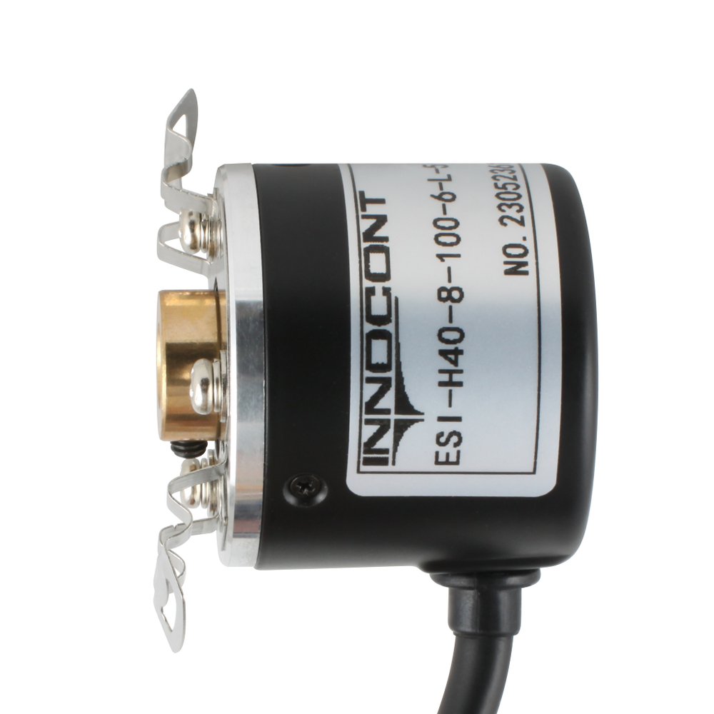 Инкрементальный энкодер INNOCONT ESI-H40-6-1024-3-T-24 D=40мм, полый вал 6мм, 1024 имп/об, 24VDC, выход HTL, IP54, -20…+80°C, радиальный кабель 2м
