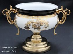 Lenardi 176-012 Фруктовница шир.41см,высот.21см в под.упак (х2) Стекло